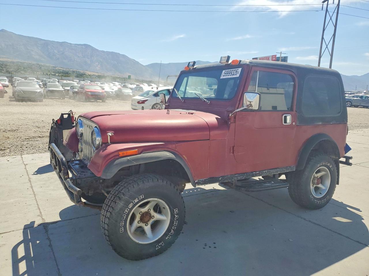 1984 Jeep CJ, VIN 1JCCM87E1ET066210 — Механическое
