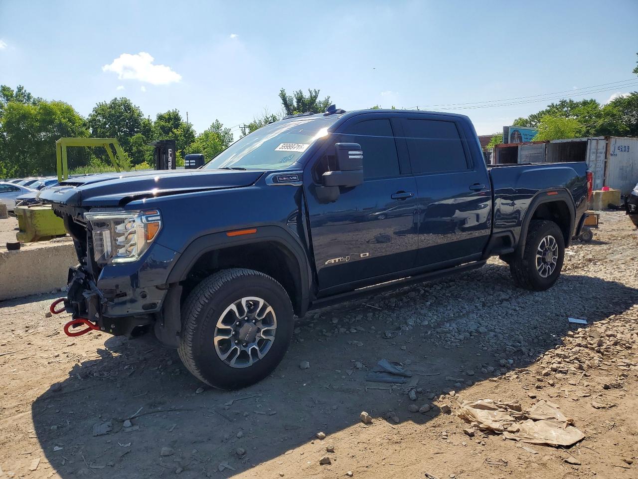 2022 GMC Sierra 2500HD AT4, VIN 1GT49PE73NF304207 — Front end