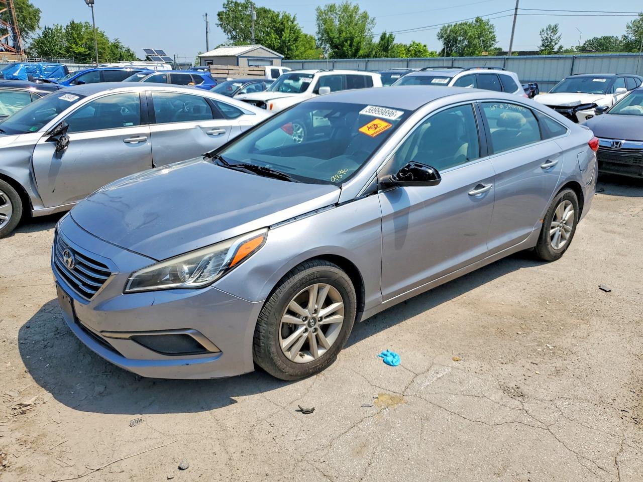 2016 Hyundai Sonata SE, VIN 5NPE24AF0GH321009 — Biohazard / chemical