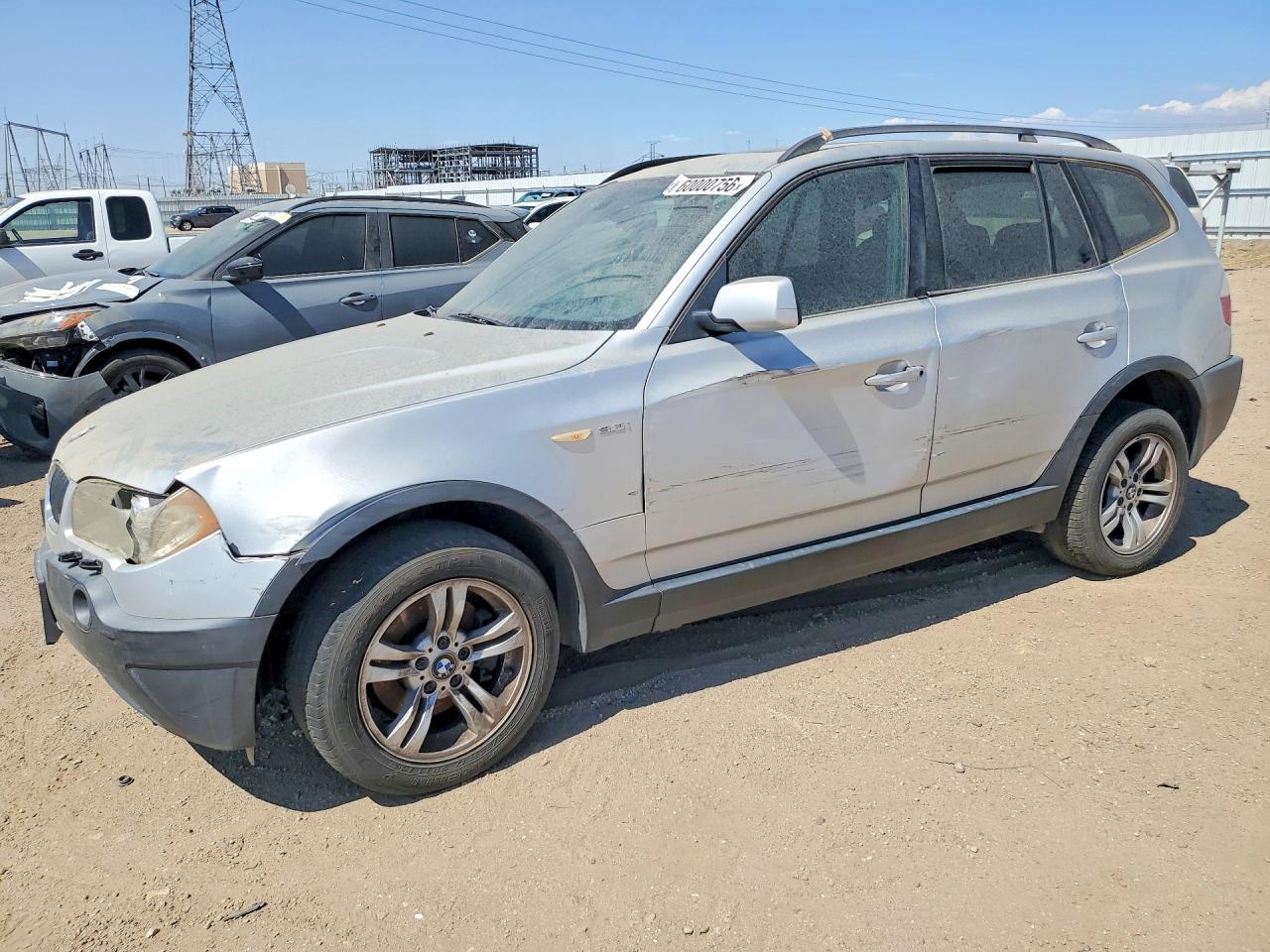 2004 BMW X3 3.0i, VIN WBXPA93454WA65806 — Front end