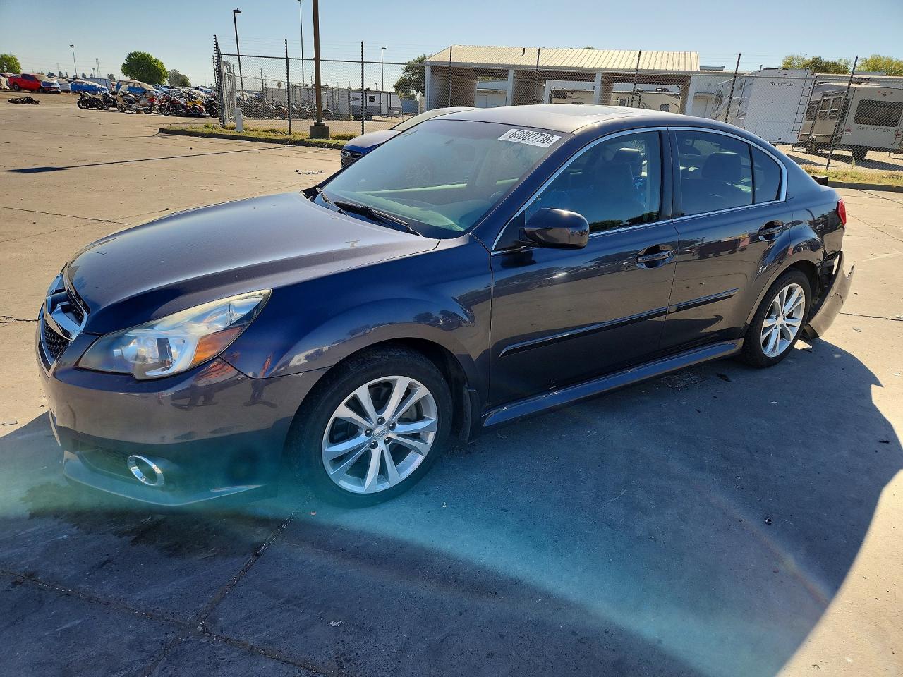 2013 Subaru Legacy Limited, VIN 4S3BMDK66D2004666 — Rear end