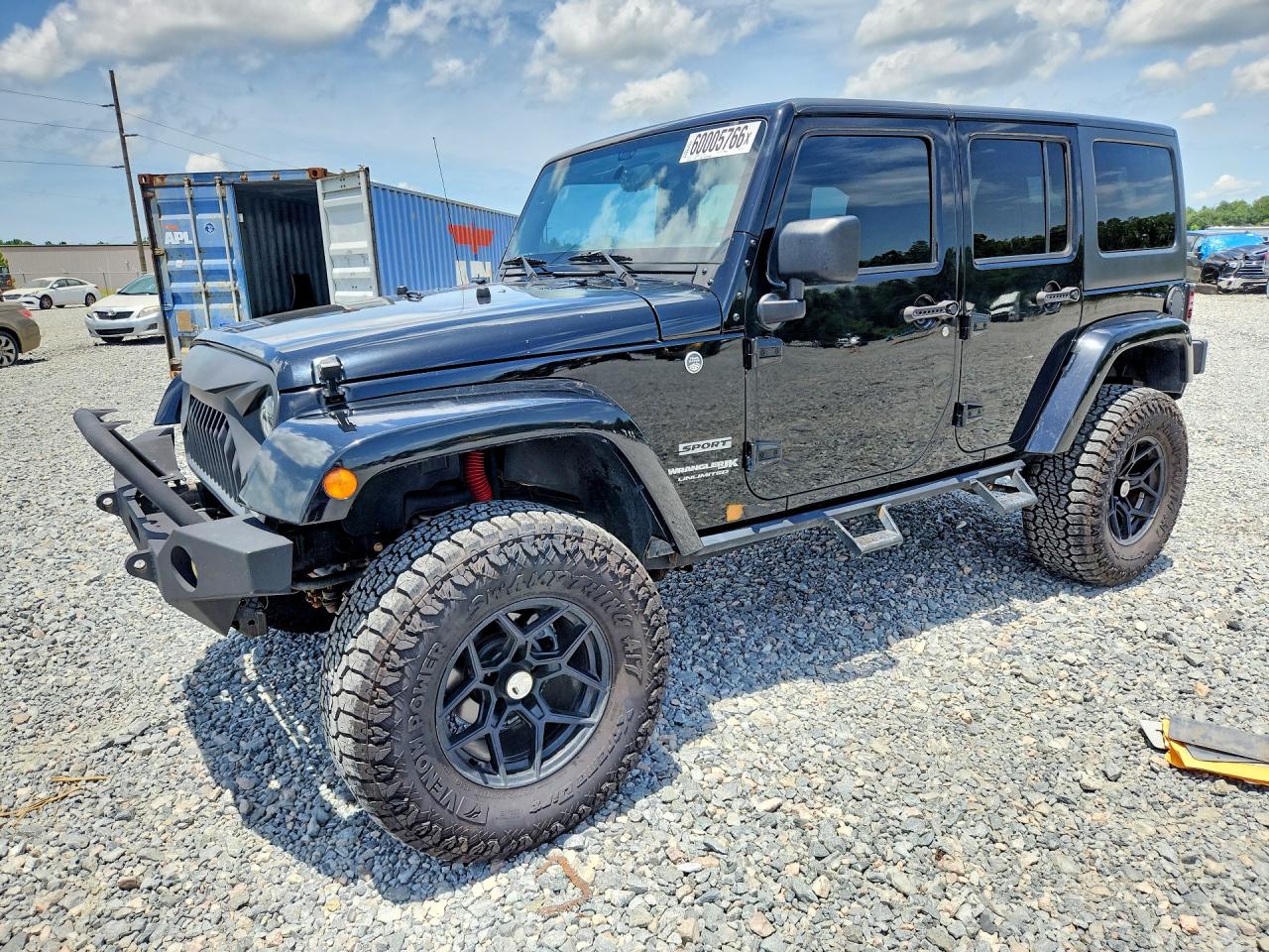 2018 Jeep Wrangler Unlimited Sport S, VIN 1C4HJWDG9JL927976 — Front end