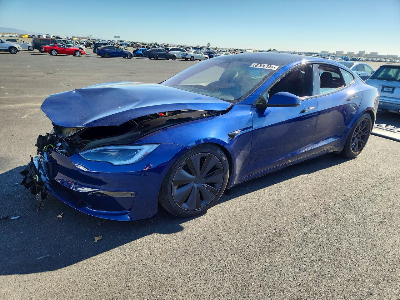 2023 Tesla Model S, VIN 5YJSA1E57PF529330 — Front end