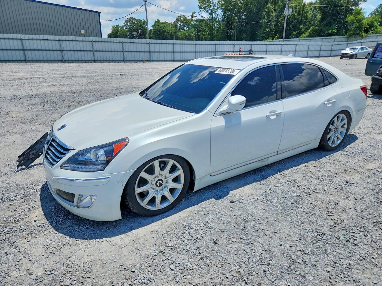 2011 Hyundai Equus Ultimate, VIN KMHGH4JF6BU034078 — Front end