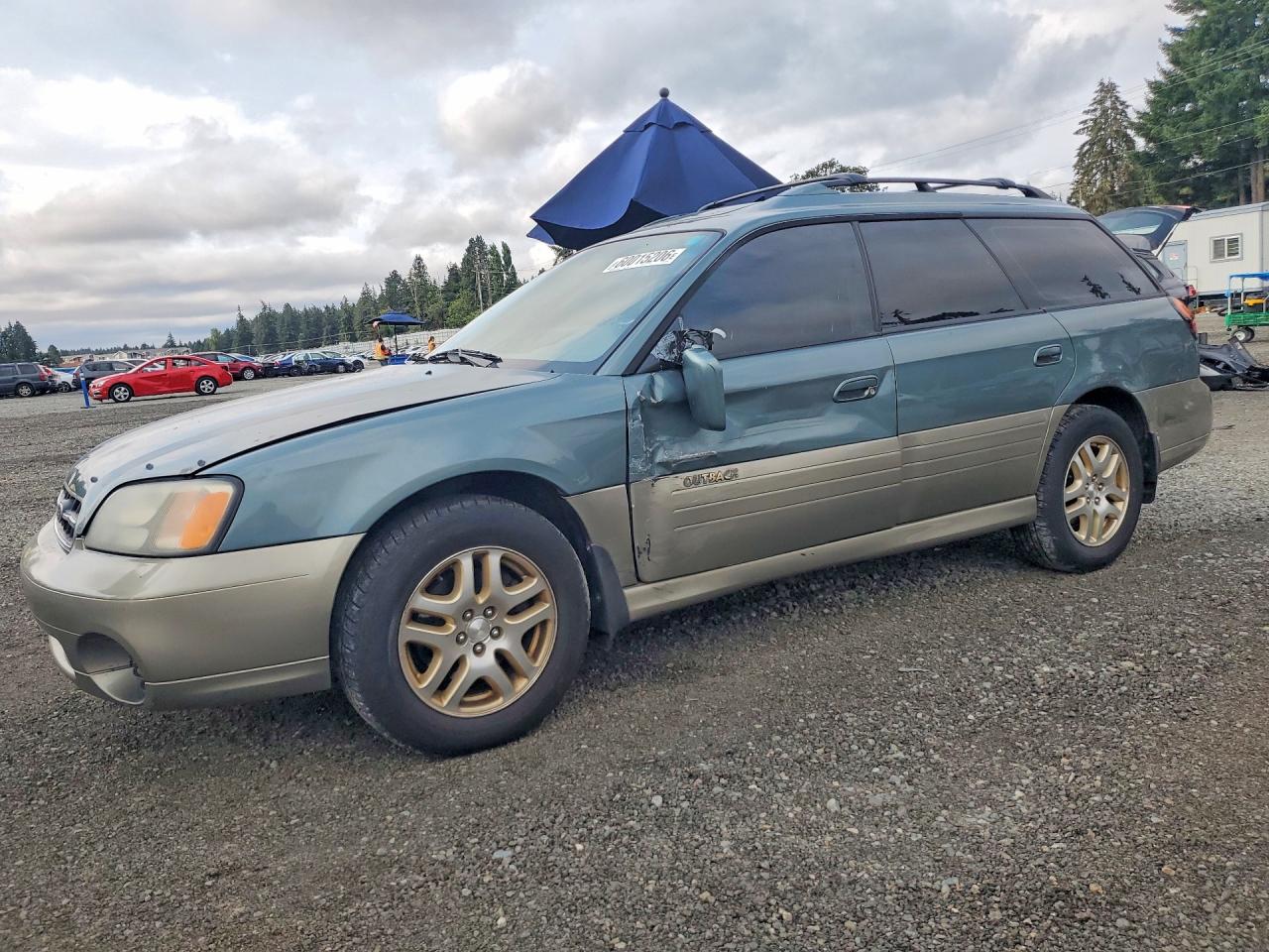 2001 Subaru Legacy Outback Limited, VIN 4S3BH686017627383 — Бок