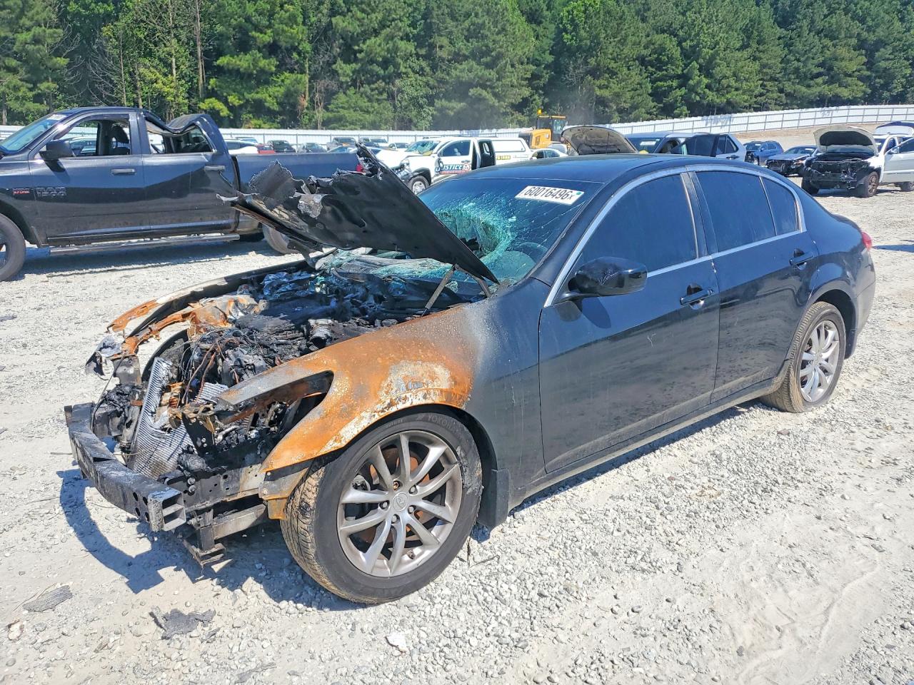 2009 Infiniti G37 Journey, VIN JNKCV61E29M306634 — Burn