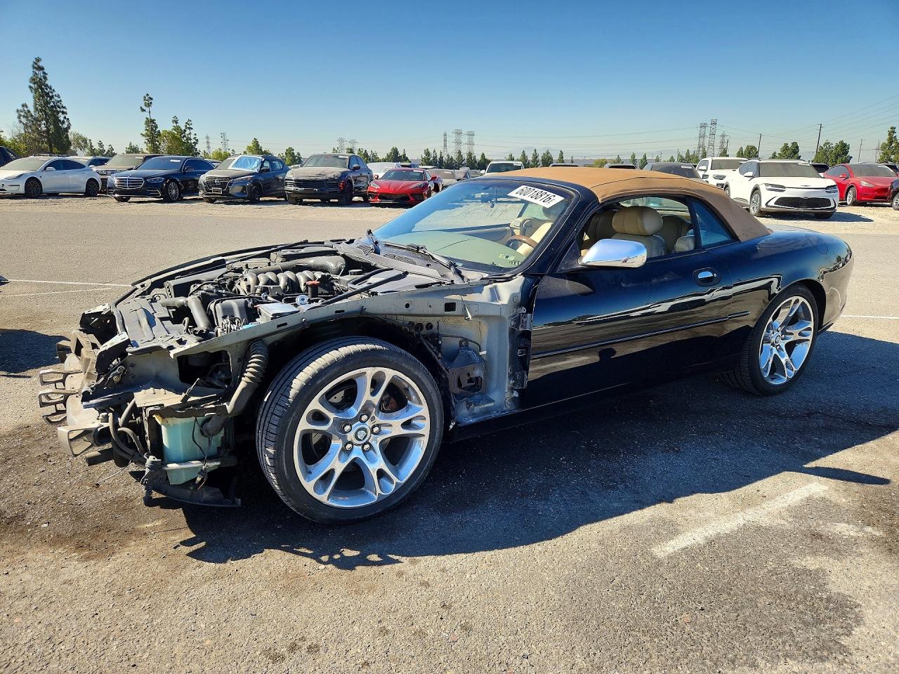 2003 Jaguar XK, VIN SAJDA42C932A33654 — Front end