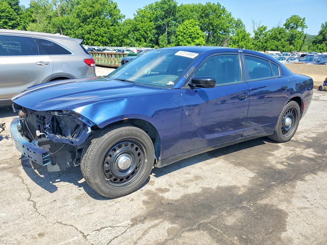 2019 Dodge Charger Police, VIN 2C3CDXKT8KH710624 — Front end