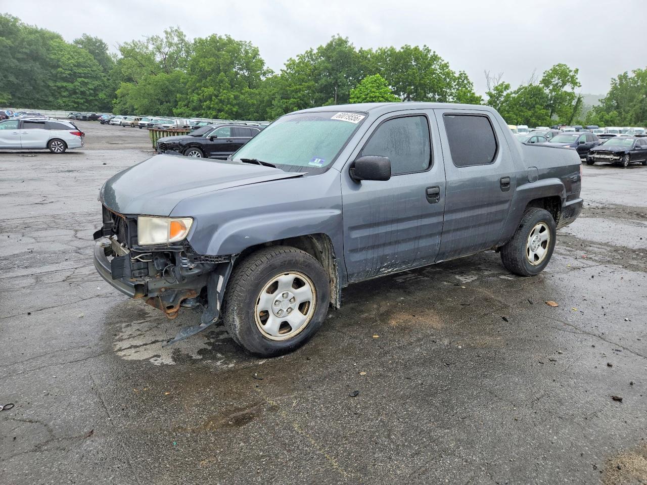 2010 Honda Ridgeline RT, VIN 5FPYK1F24AB001996 — Front end