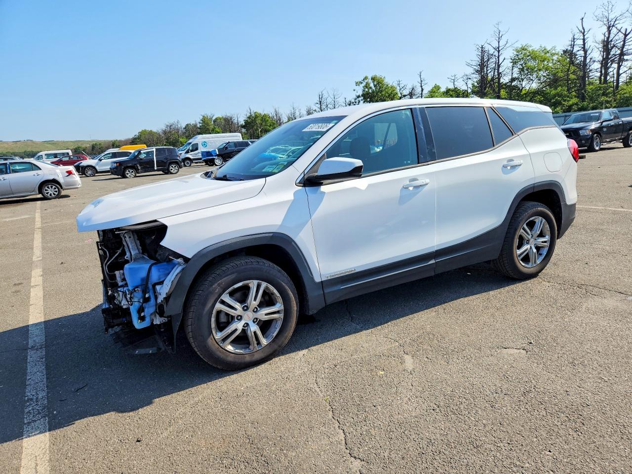 2019 GMC Terrain SLE, VIN 3GKALTEV3KL217277 — Перед
