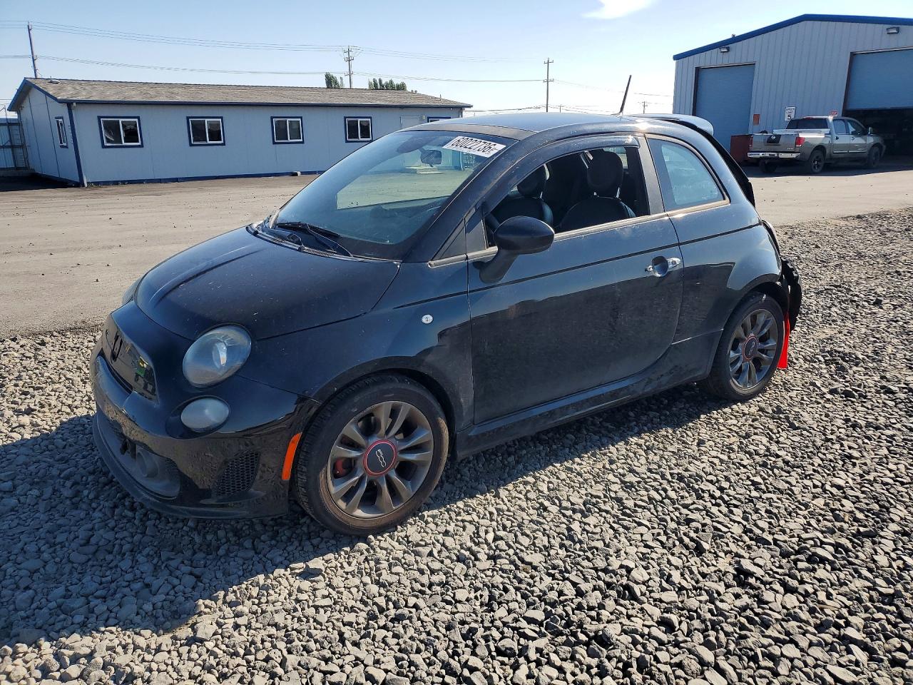 2015 FIAT 500 Turbo, VIN 3C3CFFHH9FT586223 — Rear end