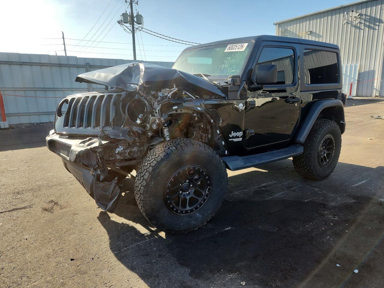 2018 Jeep Wrangler Sport S, VIN 1C4GJXAG5JW189405 — Front end