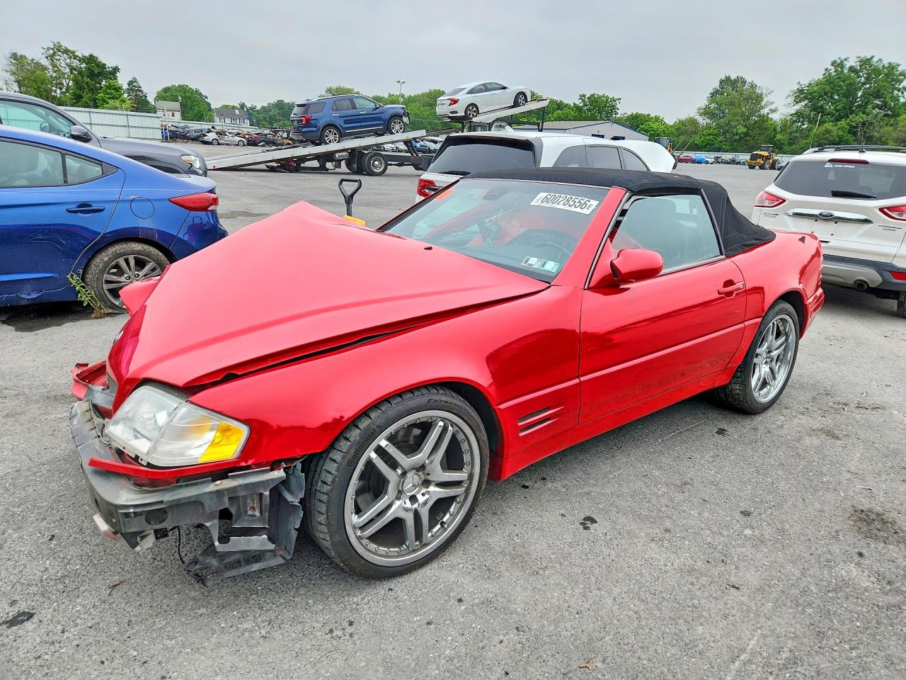 1999 Mercedes-Benz SL 500, VIN WDBFA68F4XF173769 — Front end
