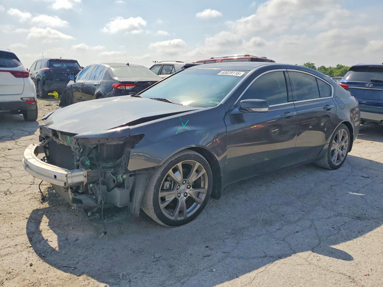 2013 Acura TL Advance, VIN 19UUA9F74DA001886 — Front end