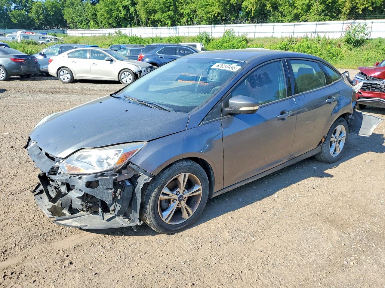 2013 Ford Focus SE, VIN 1FADP3F29DL204183 — Зад