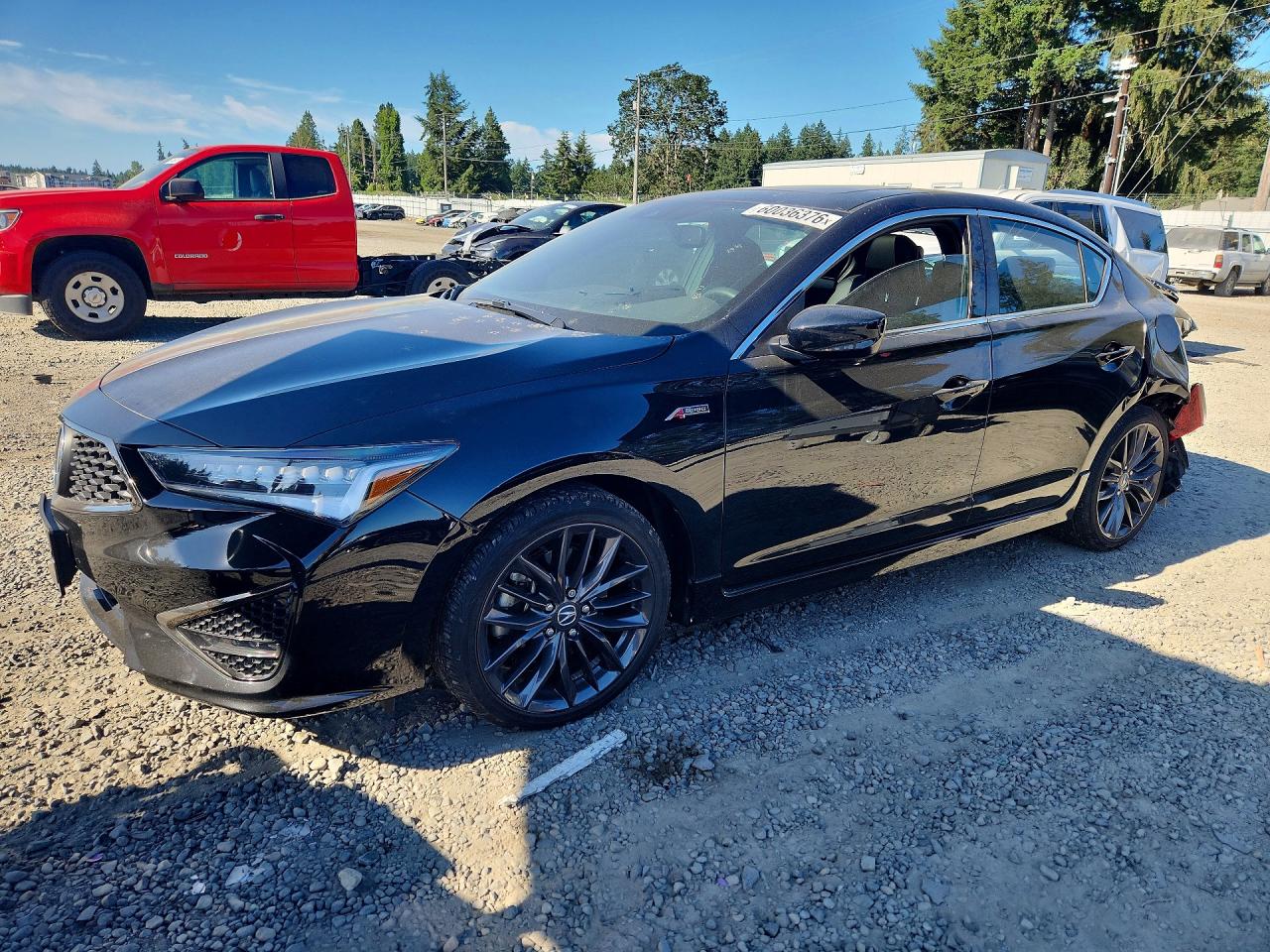 2021 Acura ILX Premium, VIN 19UDE2F87MA009839 — Rear end