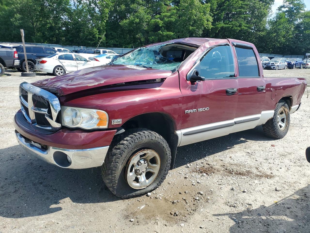 2003 Dodge 1500 ST, VIN 1D7HU18D63S344063 — Опрокидывание