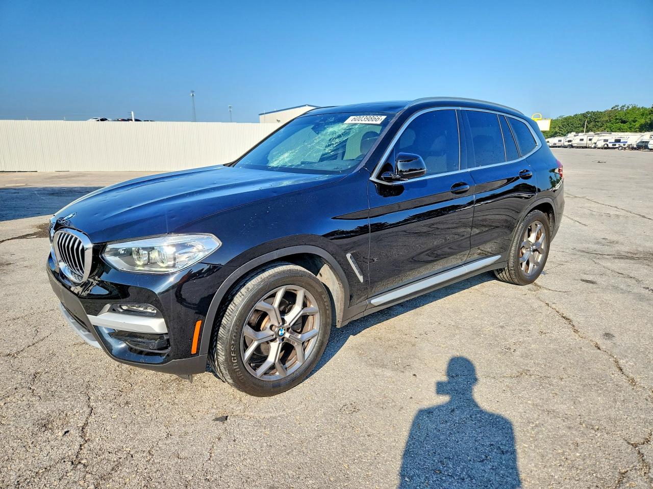2021 BMW X3 xDrive30i, VIN 5UXTY5C01M9E51858 — Hail