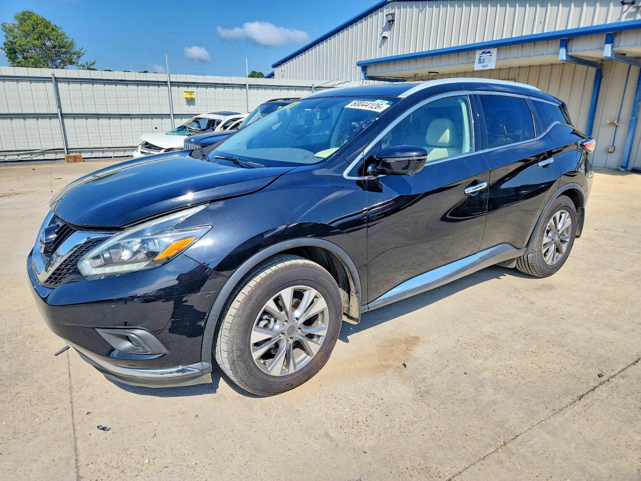 2018 Nissan Murano SL, VIN 5N1AZ2MG0JN152082 — Rear end