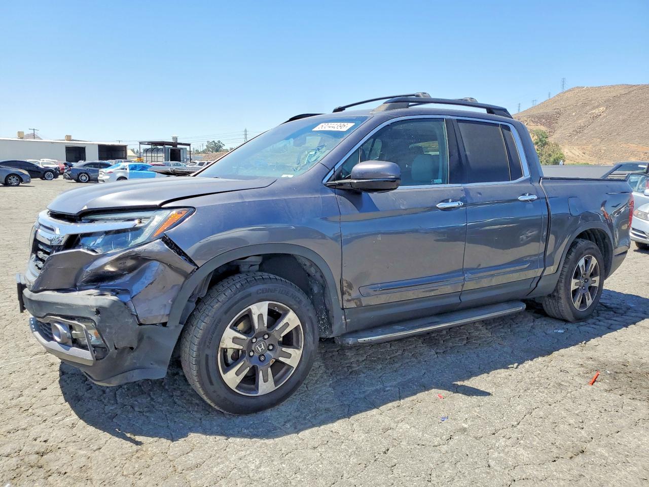 2018 Honda Ridgeline RTL-E, VIN 5FPYK3F78JB009638 — Rear end