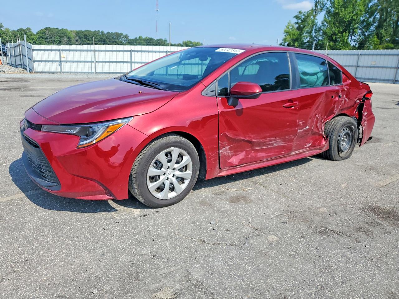 2025 Toyota Corolla LE, VIN 5YFB4MDEXSP308327 — Бок