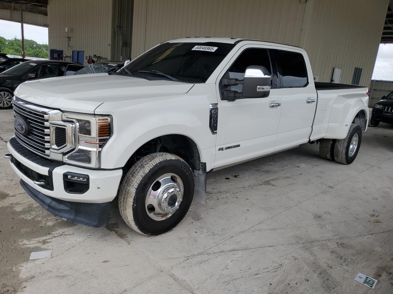 2021 Ford F-350 XL, VIN 1FT8W3DT6MED67209 — Missing or altered VIN