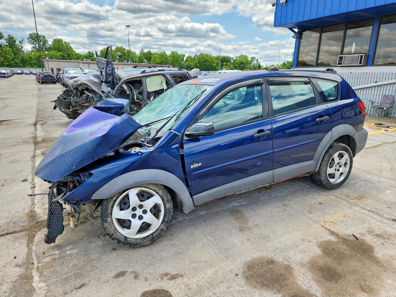 2004 Pontiac Vibe, VIN 5Y2SL62844Z460172 — Rollover