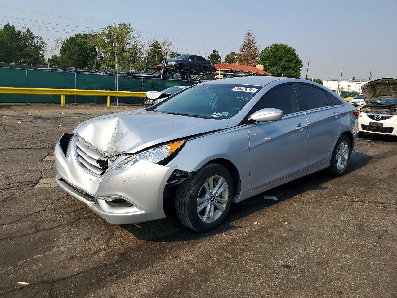 2012 Hyundai Sonata GLS, VIN 5NPEB4AC7CH376153 — Front end