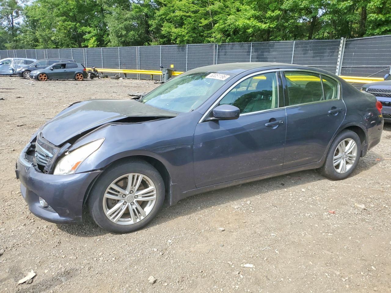 2011 Infiniti G25 x, VIN JN1DV6AR7BM651160 — Front end