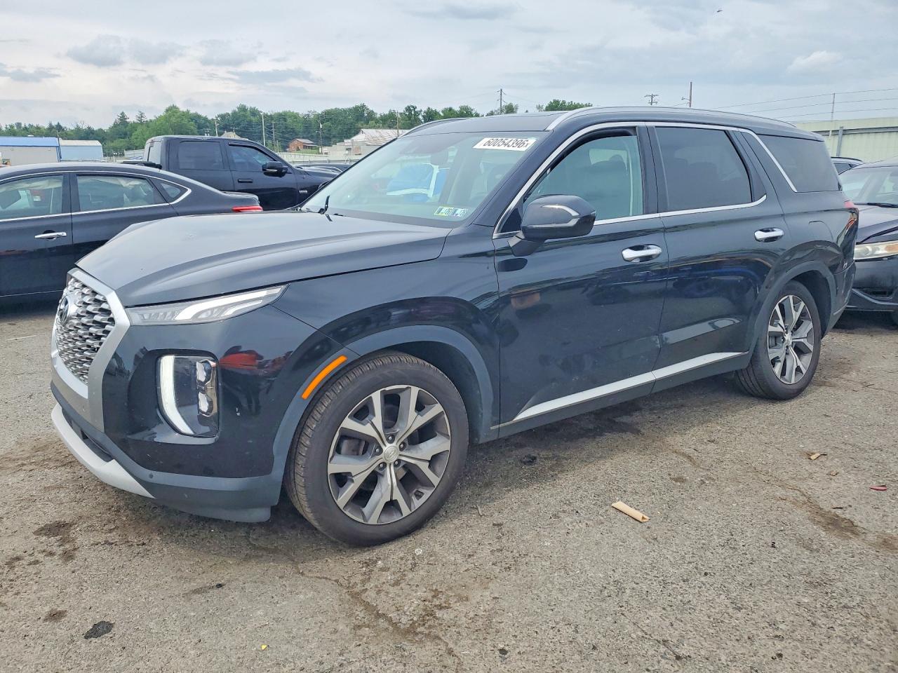 2022 Hyundai Palisade SEL, VIN KM8R4DHE2NU344122 — Front end