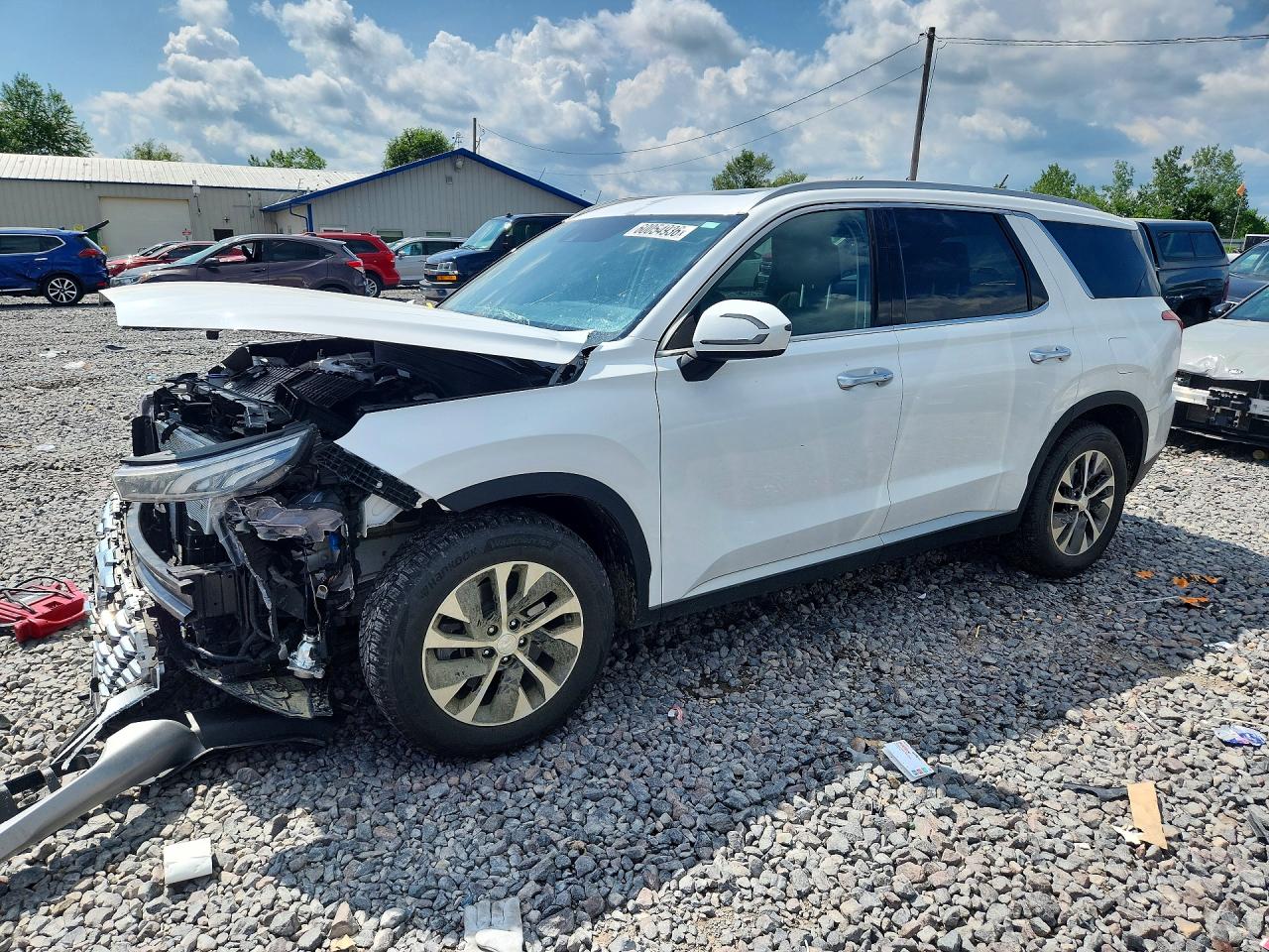 2020 Hyundai Palisade SEL, VIN KM8R2DHE0LU092342 — Front end