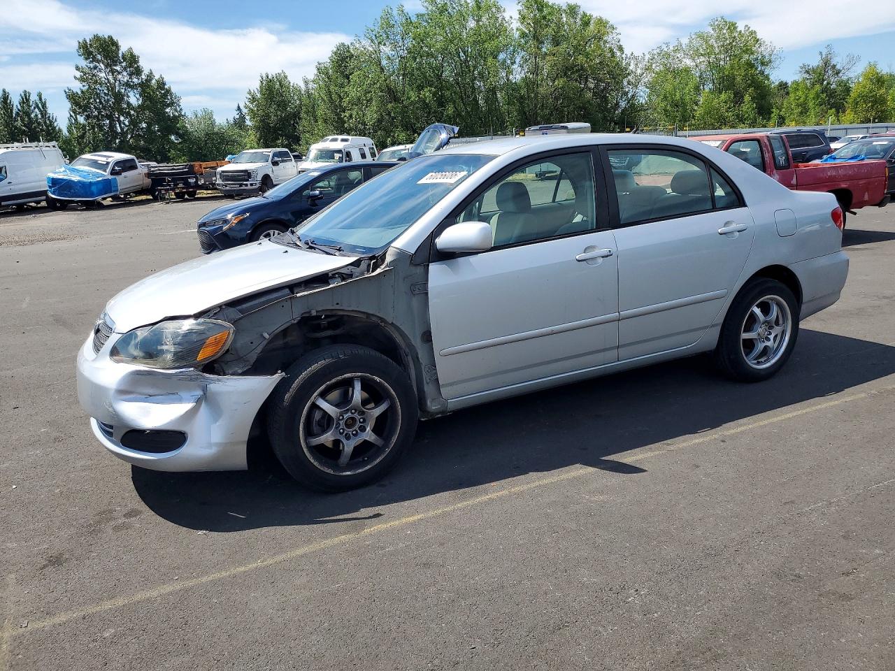 2007 Toyota Corolla LE, VIN 1NXBR32E67Z918505 — Front end