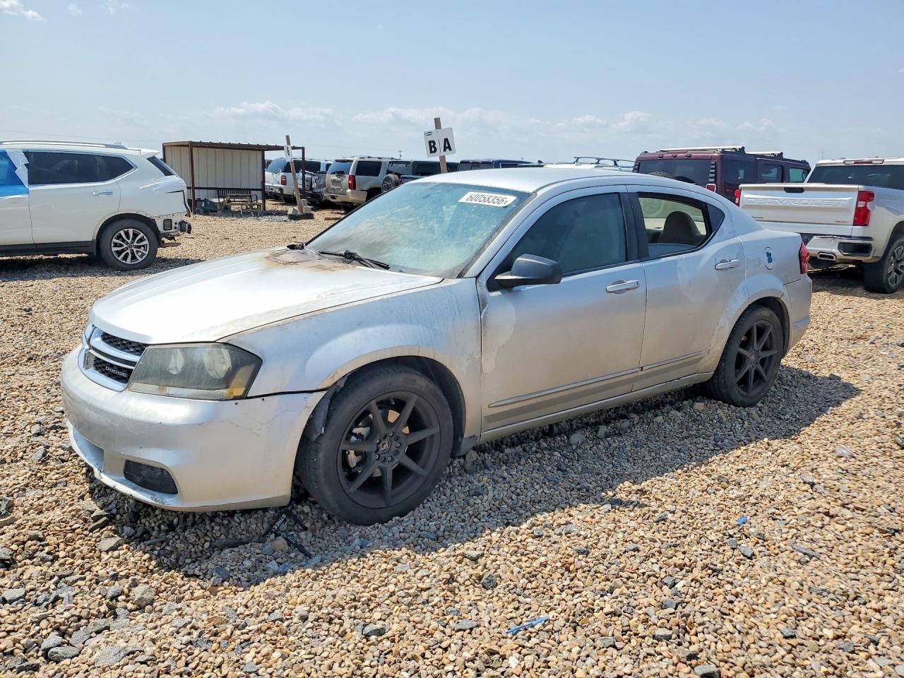 2012 Dodge Avenger SE, VIN 1C3CDZAB2CN155943 — Engine fire