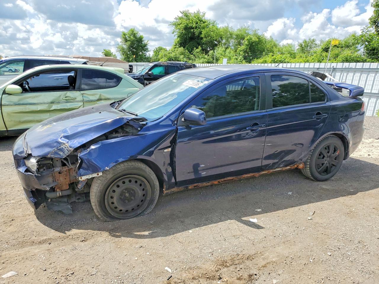 2013 Mitsubishi Lancer ES, VIN JA32U2FU6DU602336 — Undercarriage