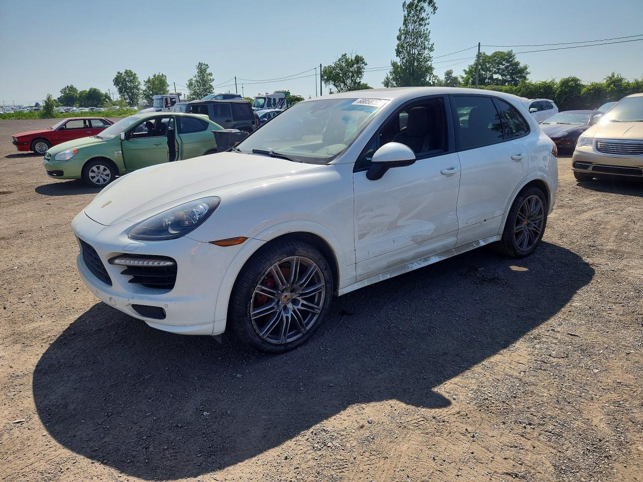 2014 Porsche Cayenne GTS, VIN WP1AD2A22ELA72701 — Water / flood
