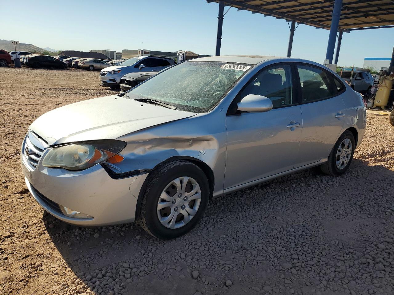 2010 Hyundai Elantra GLS, VIN KMHDU4AD8AU070575 — Front end