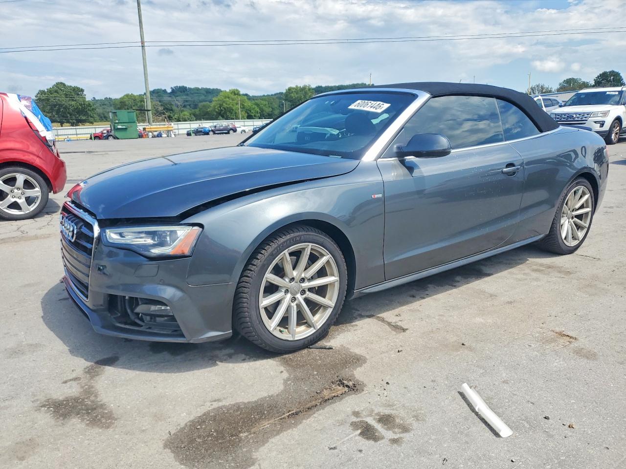 2017 Audi A5 Cabriolet Sport, VIN WAUD2AFH9HN004056 — Перед