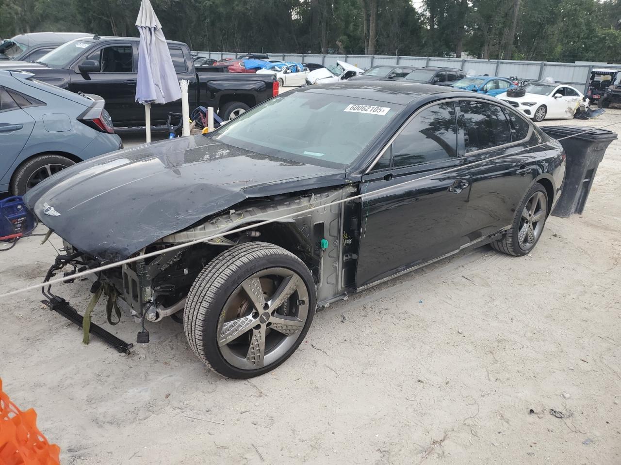 2023 Genesis G80 Sport, VIN KMTGB4SD9PU165484 — Front end