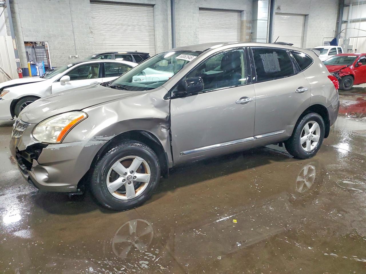 2012 Nissan Rogue SV, VIN JN8AS5MV3CW396044 — Front end
