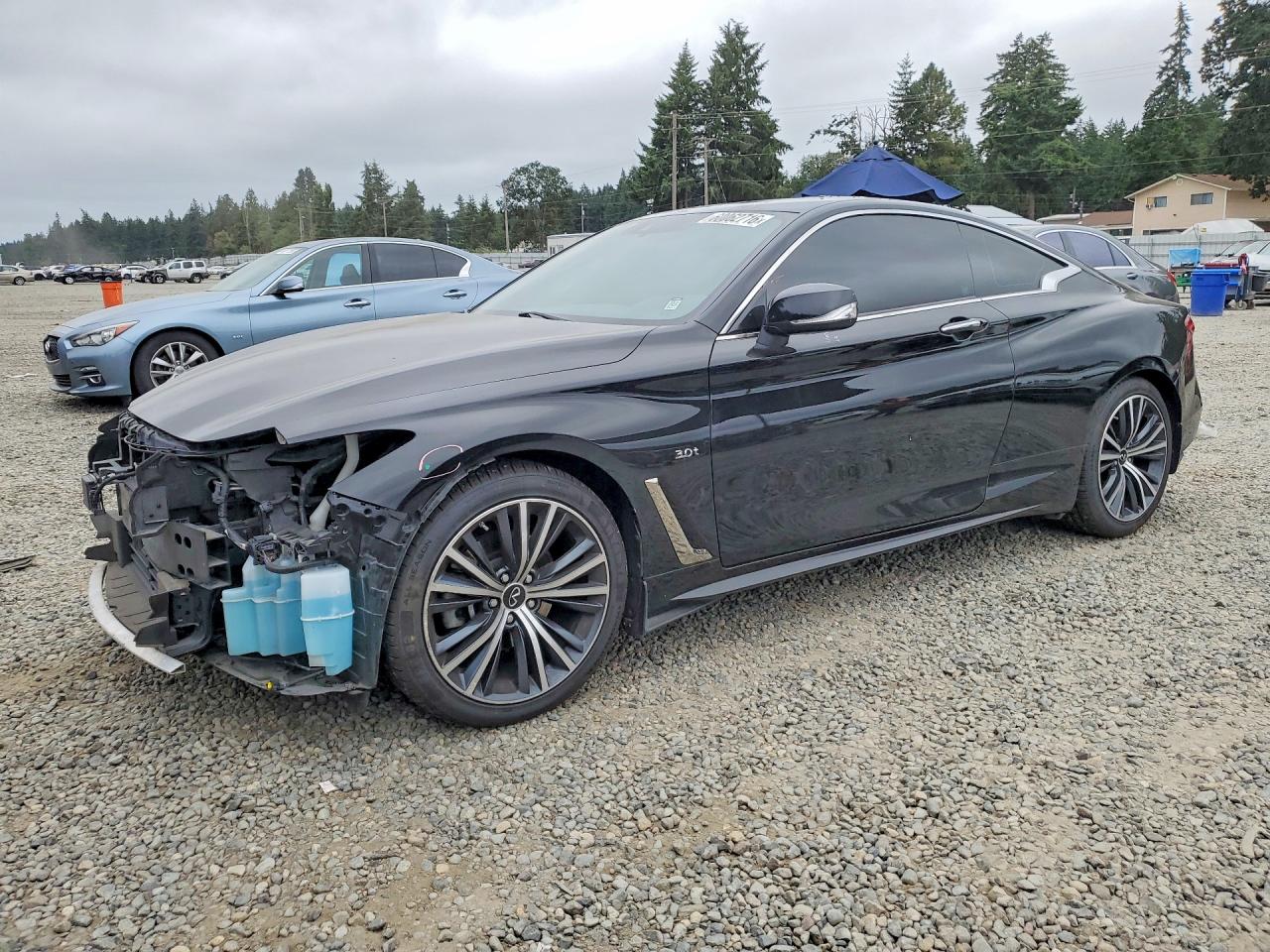 2020 Infiniti Q60 Luxe, VIN JN1EV7EL9LM380586 — Перед