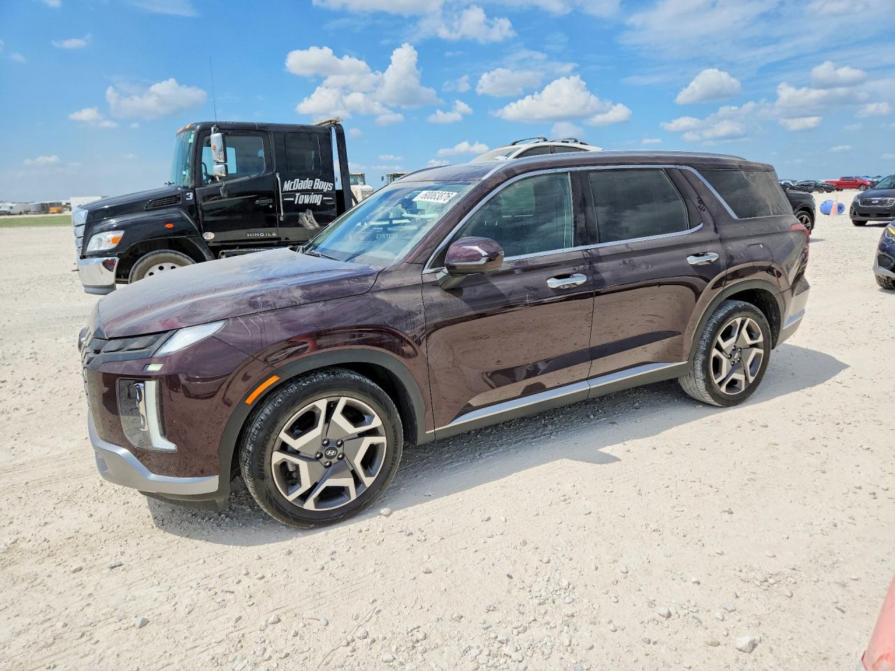 2024 Hyundai Palisade Limited, VIN KM8R54GE1RU688917 — Hail