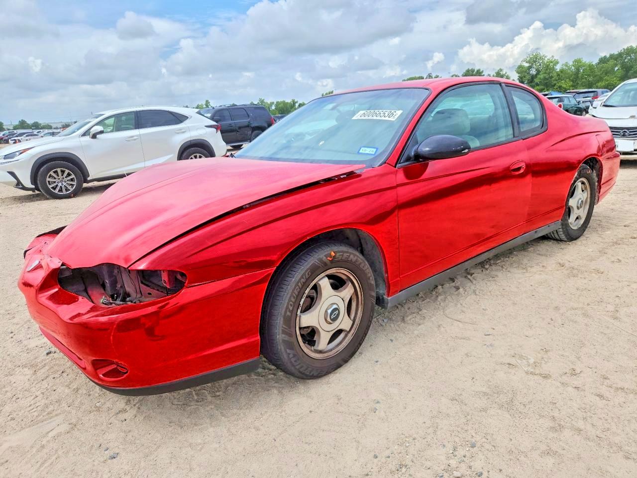 2004 Chevrolet Monte Carlo LS, VIN 2G1WW12E249258483 — Front end