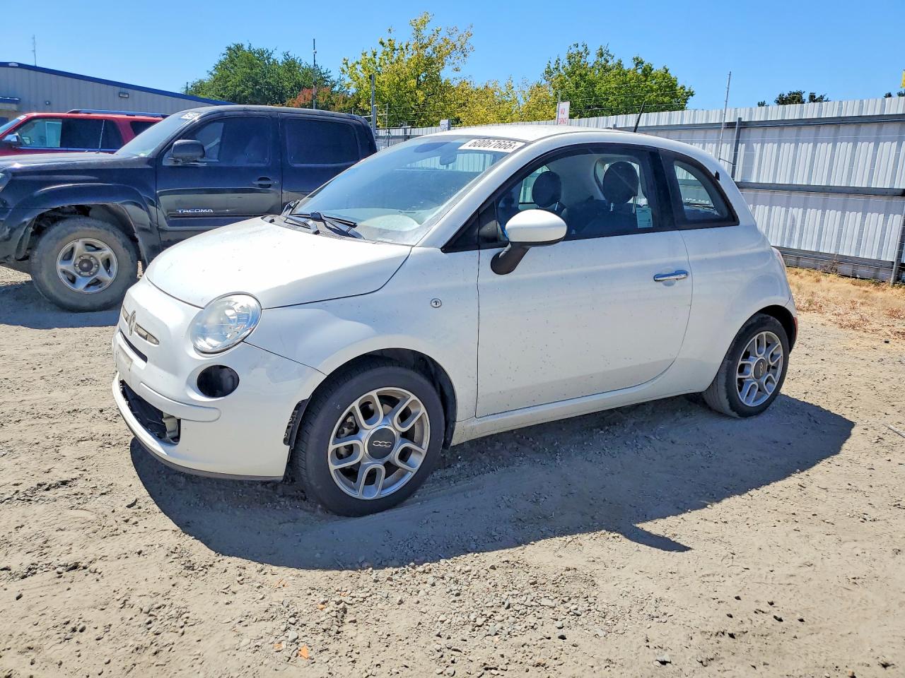 2015 FIAT 500 Pop, VIN 3C3CFFARXFT710048 — Vandalism