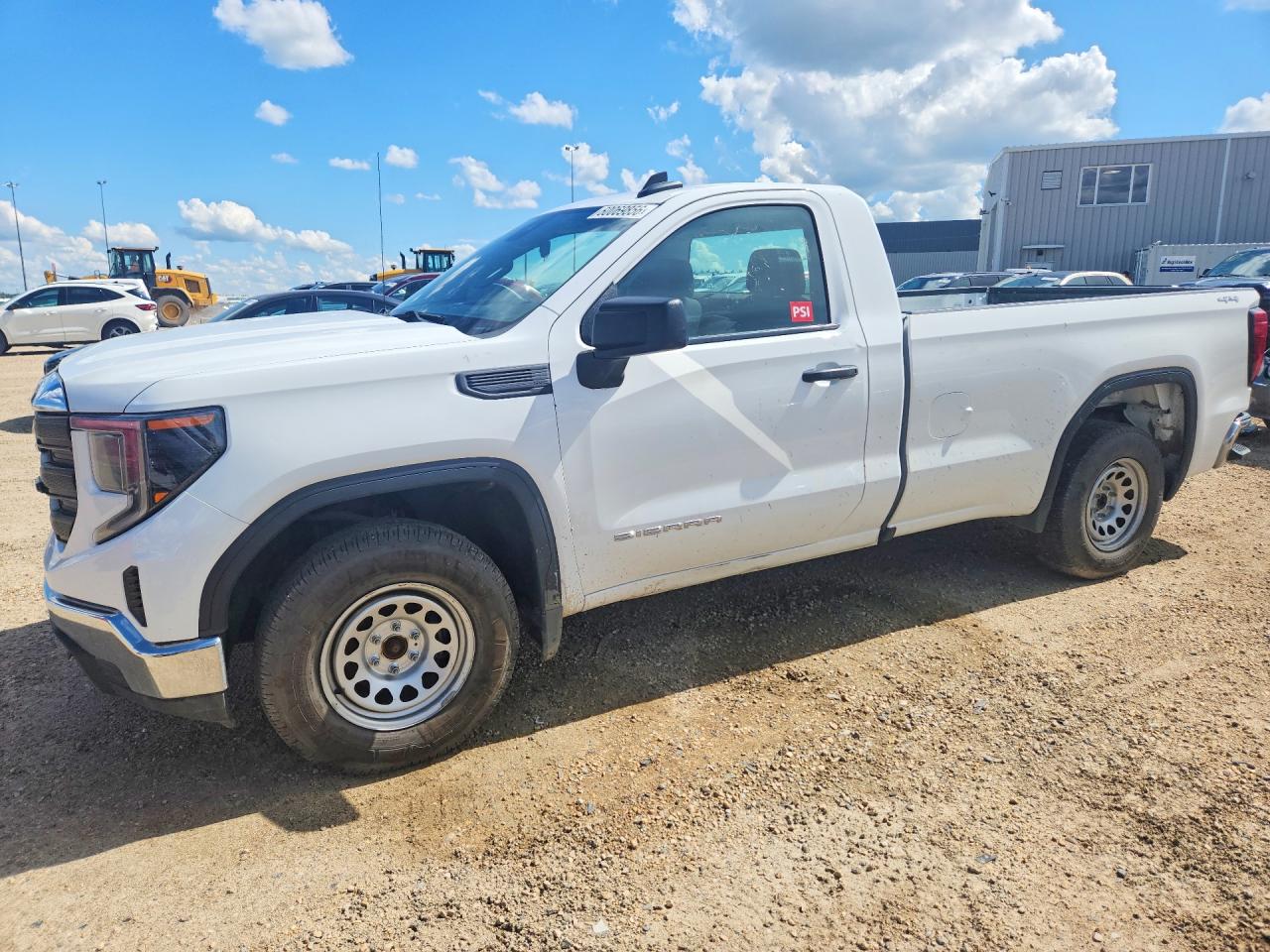 2024 GMC Sierra 1500 Pro, VIN 3GTNUAEK3RG152048 — Stripped