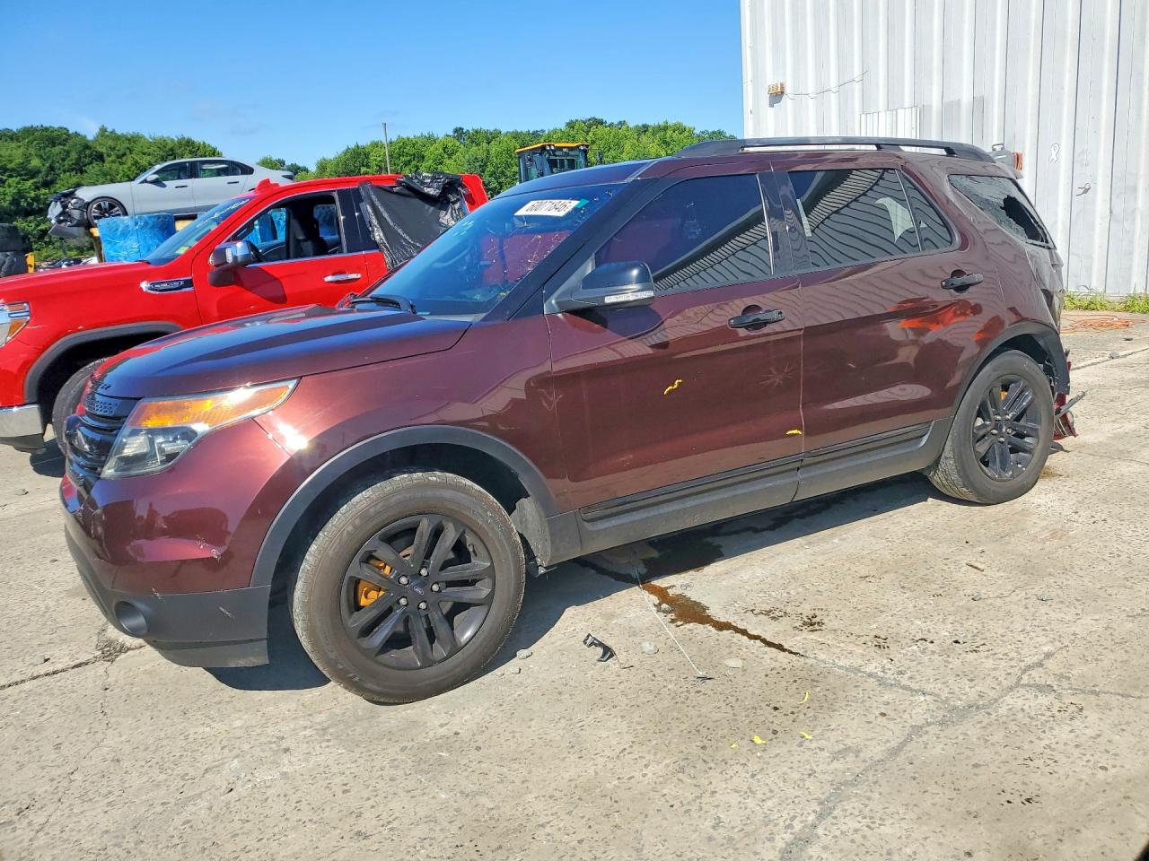 2012 Ford Explorer XLT, VIN 1FMHK8D80CGA09588 — Rear end