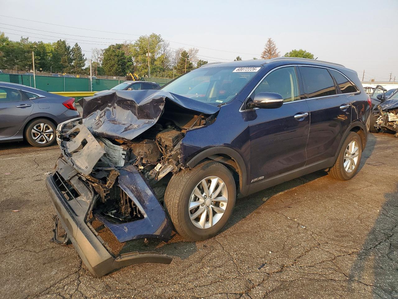 2016 Kia Sorento LX, VIN 5XYPGDA59GG160636 — Front end