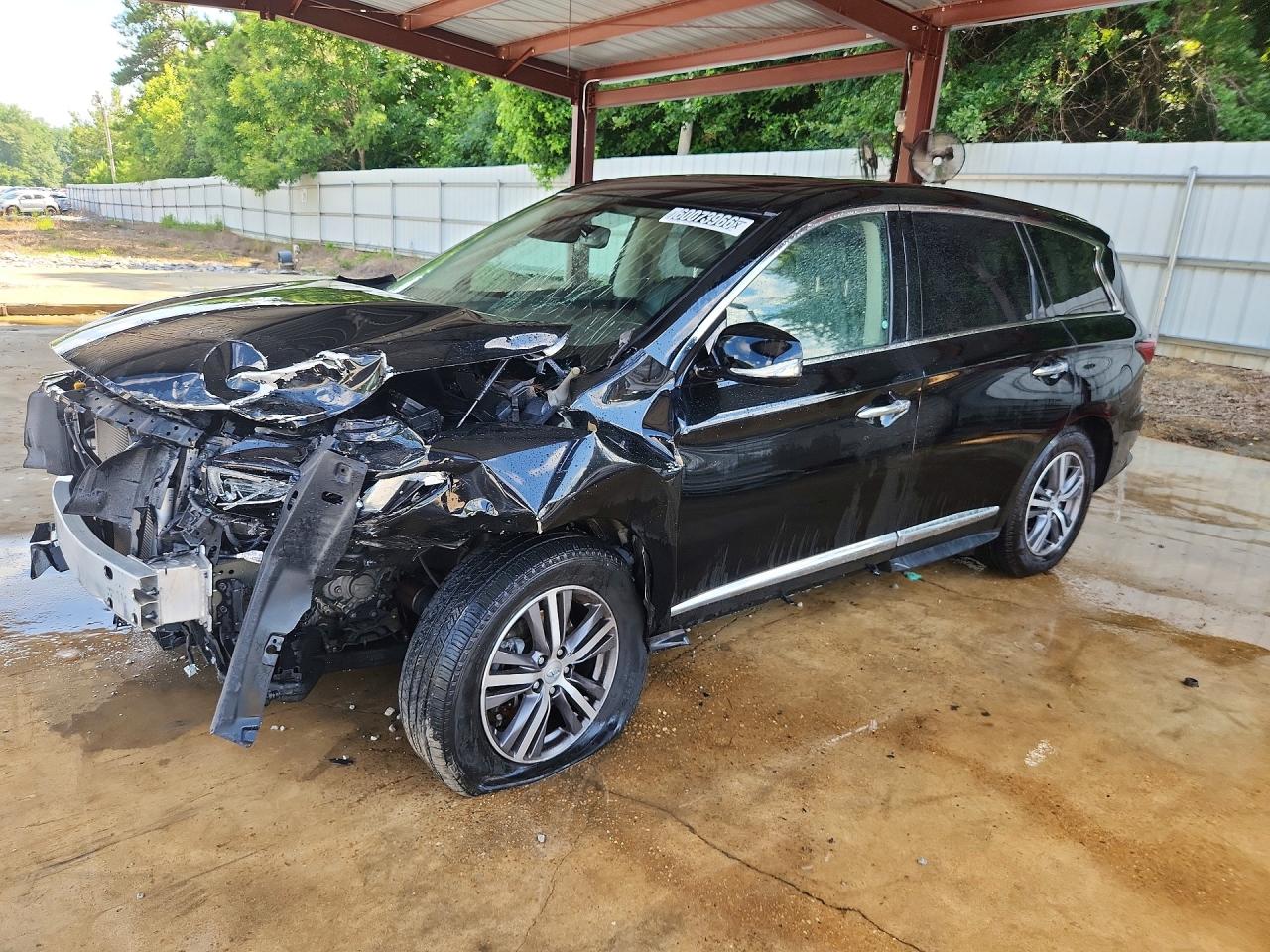 2020 Infiniti QX60 Pure, VIN 5N1DL0MN2LC523615 — Front end