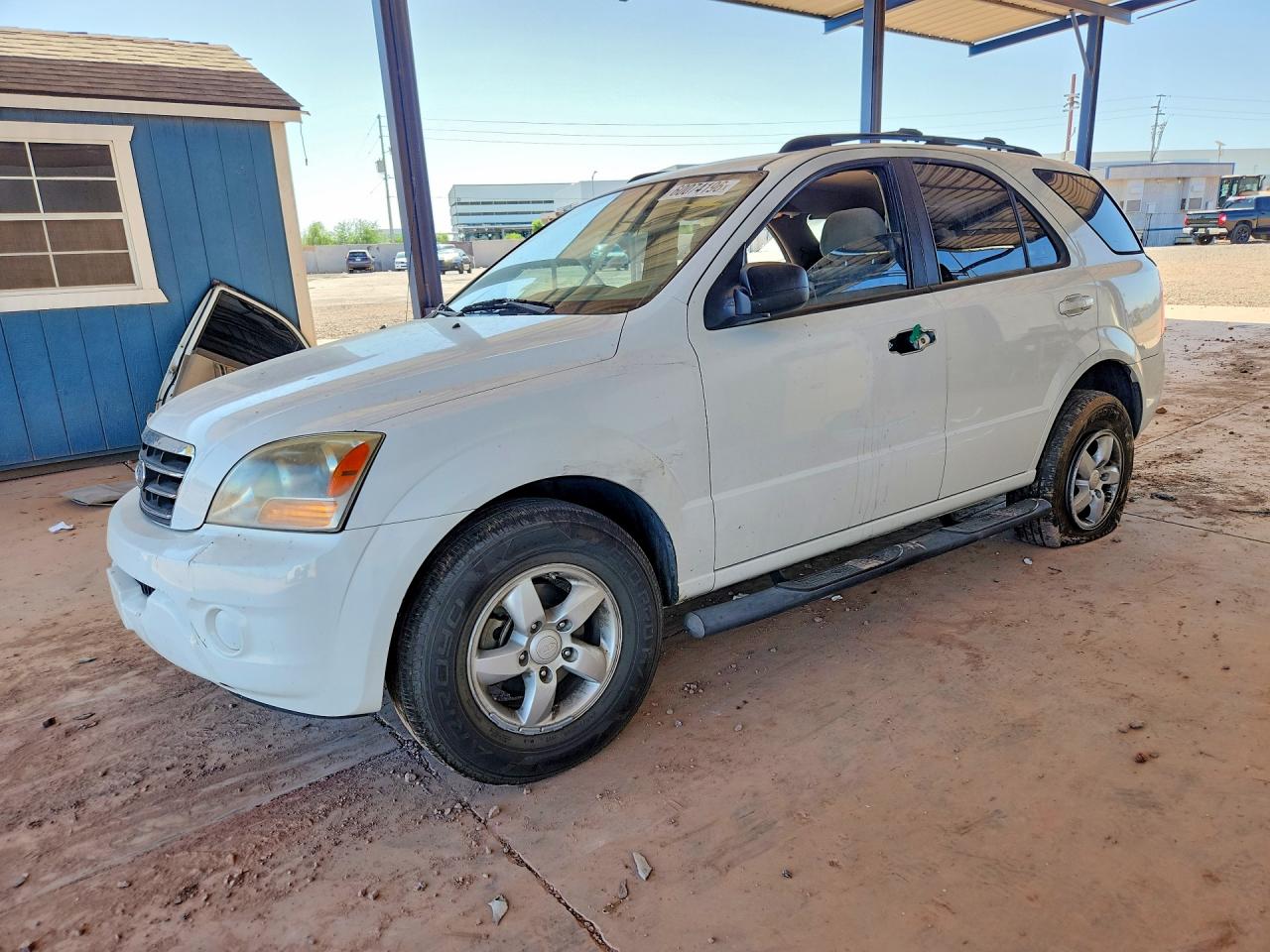 2007 Kia Sorento LX, VIN KNDJD736075754708 — Side