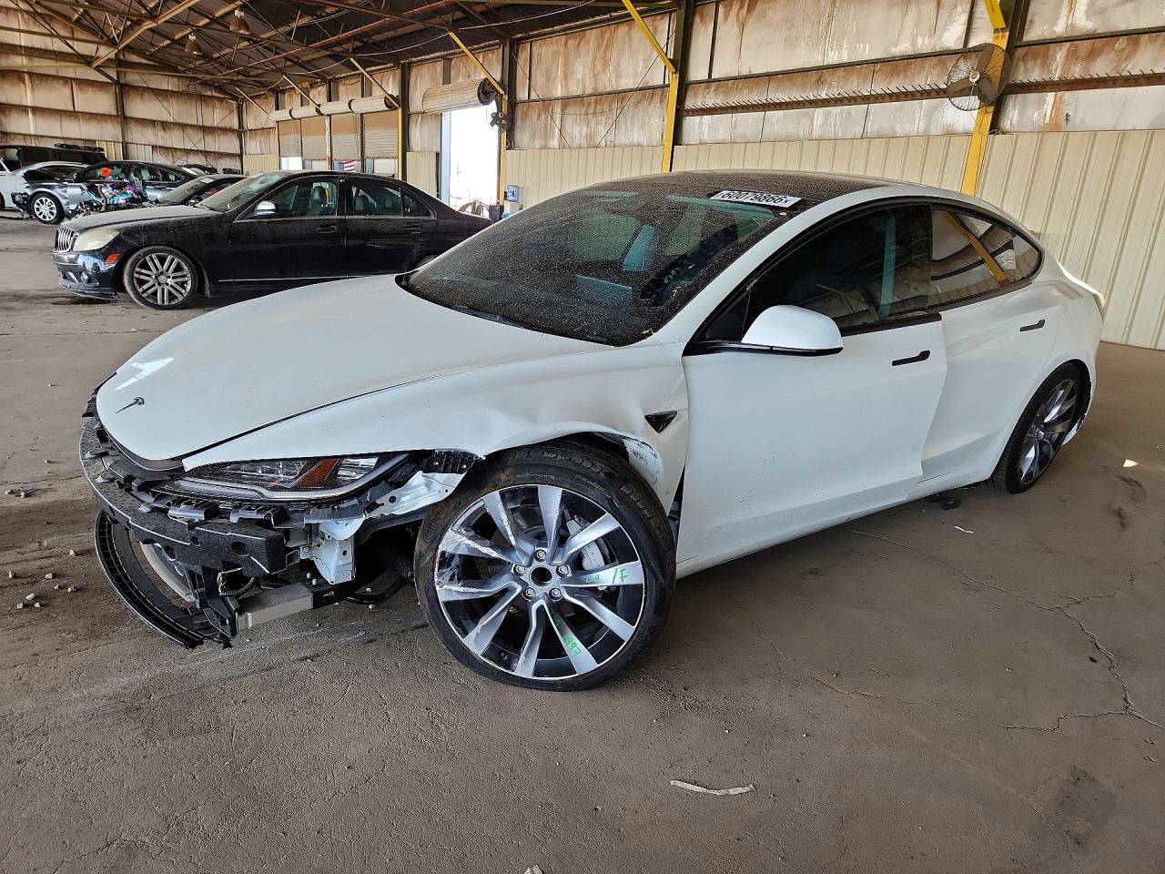 2024 Tesla Model 3, VIN 5YJ3E1EAXRF730521 — Undercarriage