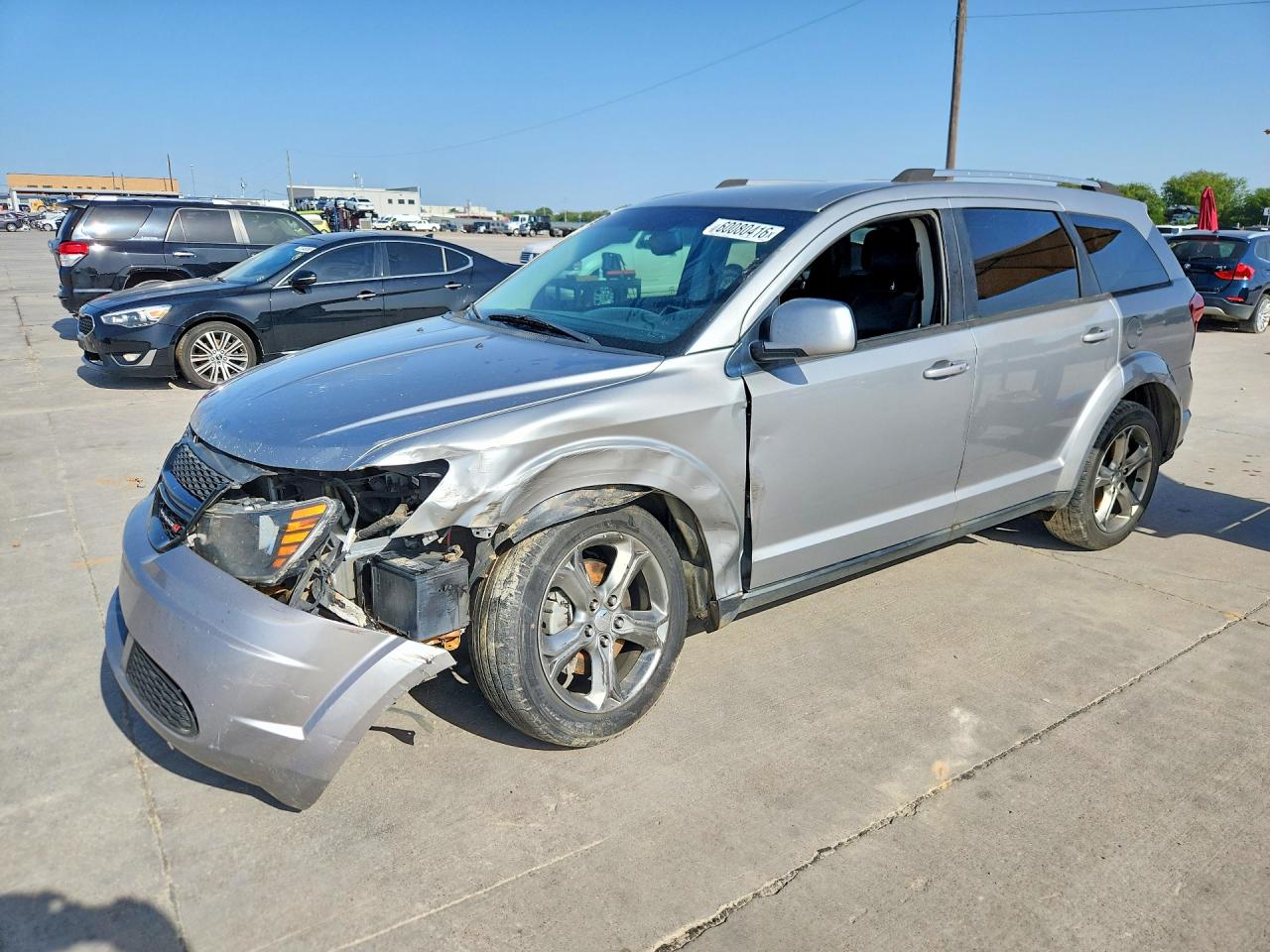 2017 Dodge Journey Crossroad Plus, VIN 3C4PDDGG3HT595454 — Front end